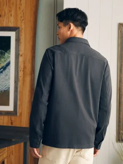 Jackets & Vests^Faherty Brand Jersey Shirt Jacket - Onyx Black