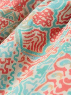 Kids^Faherty Brand Kids Beacon Trunk - Tropic Clay Block Print