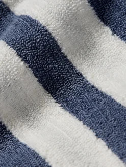 Kids^Faherty Brand Kids Cabana Towel Terry Polo Shirt - Stormy Sky