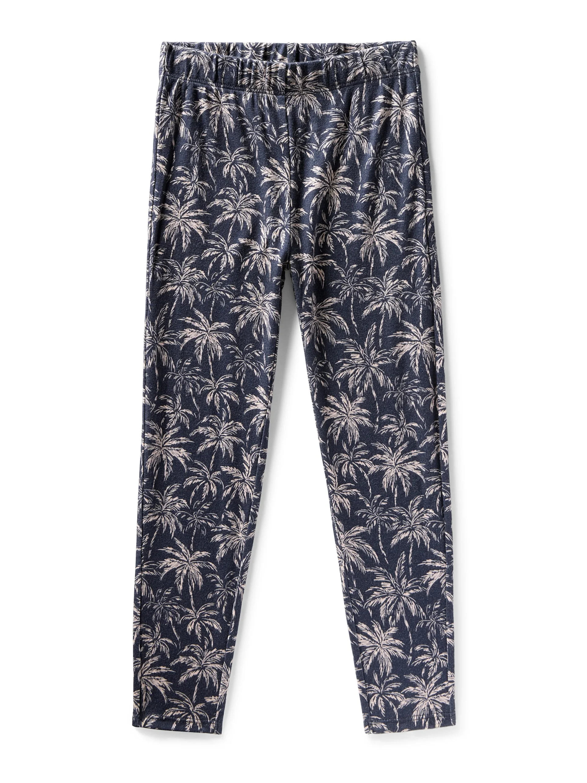 Kids^Faherty Brand Kids Cloud Cotton Pajama Set - Navy Tropic Trees