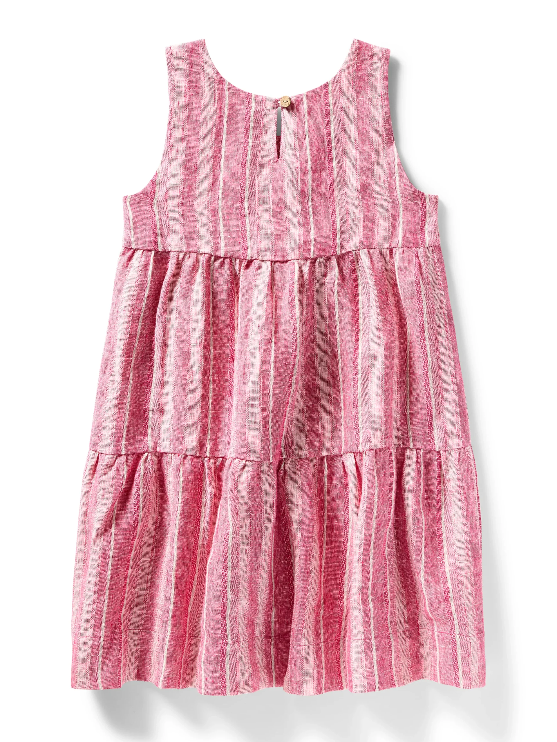 Kids^Faherty Brand Kids Lanai Linen Dress - Granita Stripe
