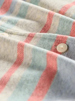Kids^Faherty Brand Kids Legend™ Sweater Shirt - Coral Reef Stripe