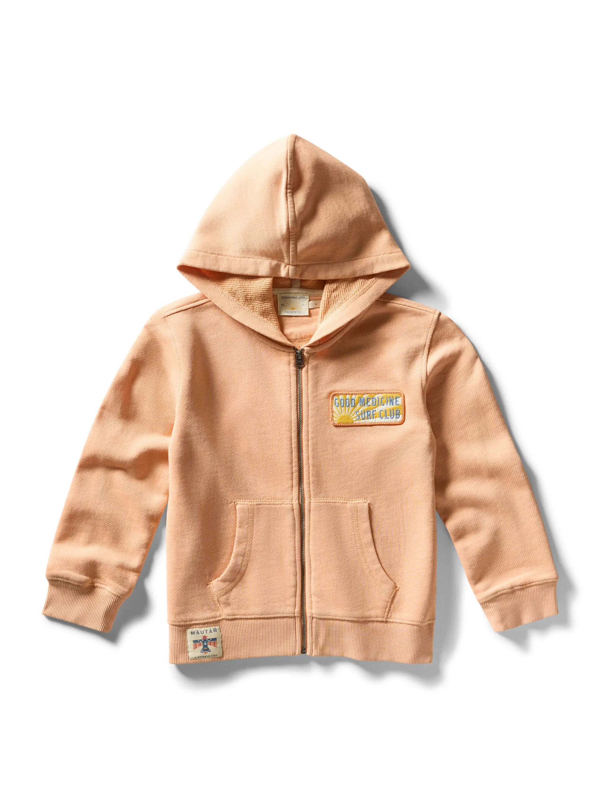 Kids^Faherty Brand Kids Steven Paul Judd Good Medicine Hoodie - Orange