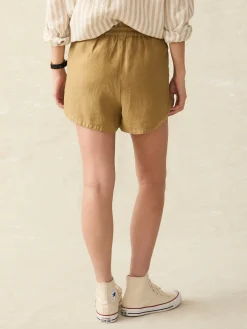 Shorts & Skirts^Faherty Brand Laguna Linen Tie Waist Short - Antique Bronze