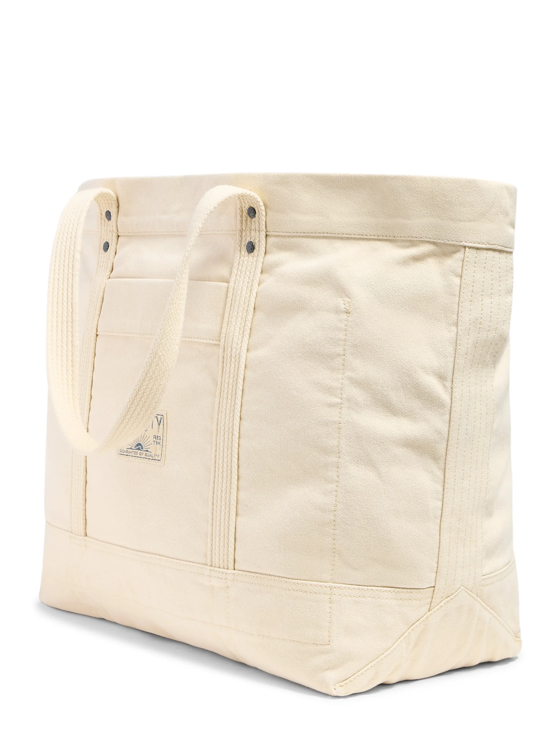 Bags|Bags^Faherty Brand Large Sunwashed Canvas Tote - Ecru