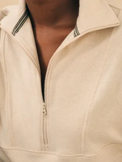 Hoodies & Sweatshirts^Faherty Brand Legend™ Lounge Half Zip Sweatshirt - Off White