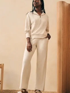 Hoodies & Sweatshirts^Faherty Brand Legend™ Lounge Half Zip Sweatshirt - Off White