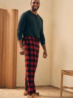 Pants^Faherty Brand Legend™ Pajama Pant - Red Black Buffalo