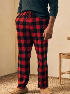 Pants^Faherty Brand Legend™ Pajama Pant - Red Black Buffalo