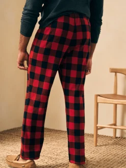 Pants^Faherty Brand Legend™ Pajama Pant - Red Black Buffalo
