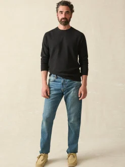 Hoodies & Sweatshirts^Faherty Brand Legend™ Sweater Crew - Heathered Black Twill