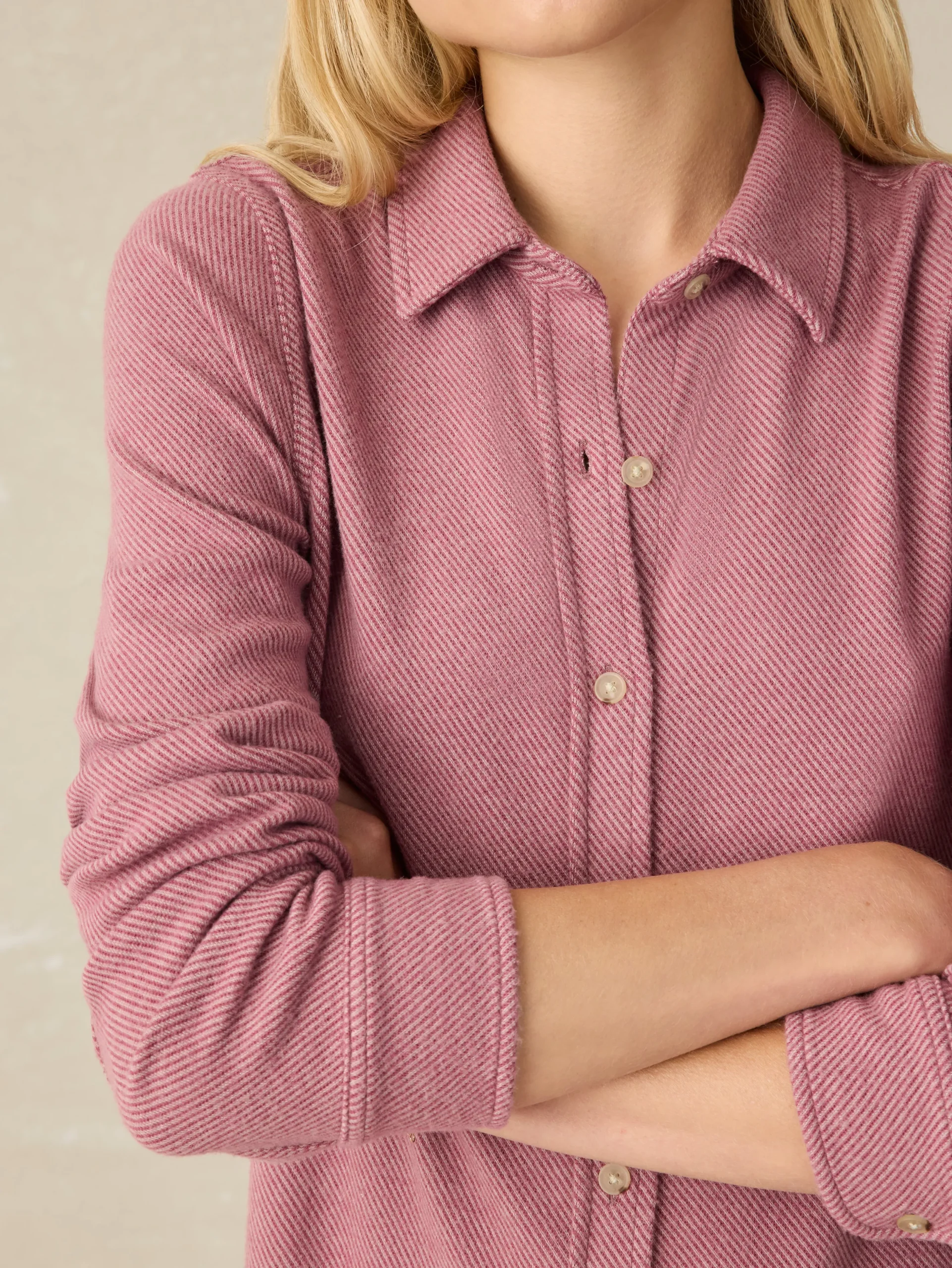 Dresses^Faherty Brand Legend™ Sweater Dress - Rose Twill