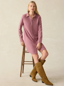 Dresses^Faherty Brand Legend™ Sweater Dress - Rose Twill