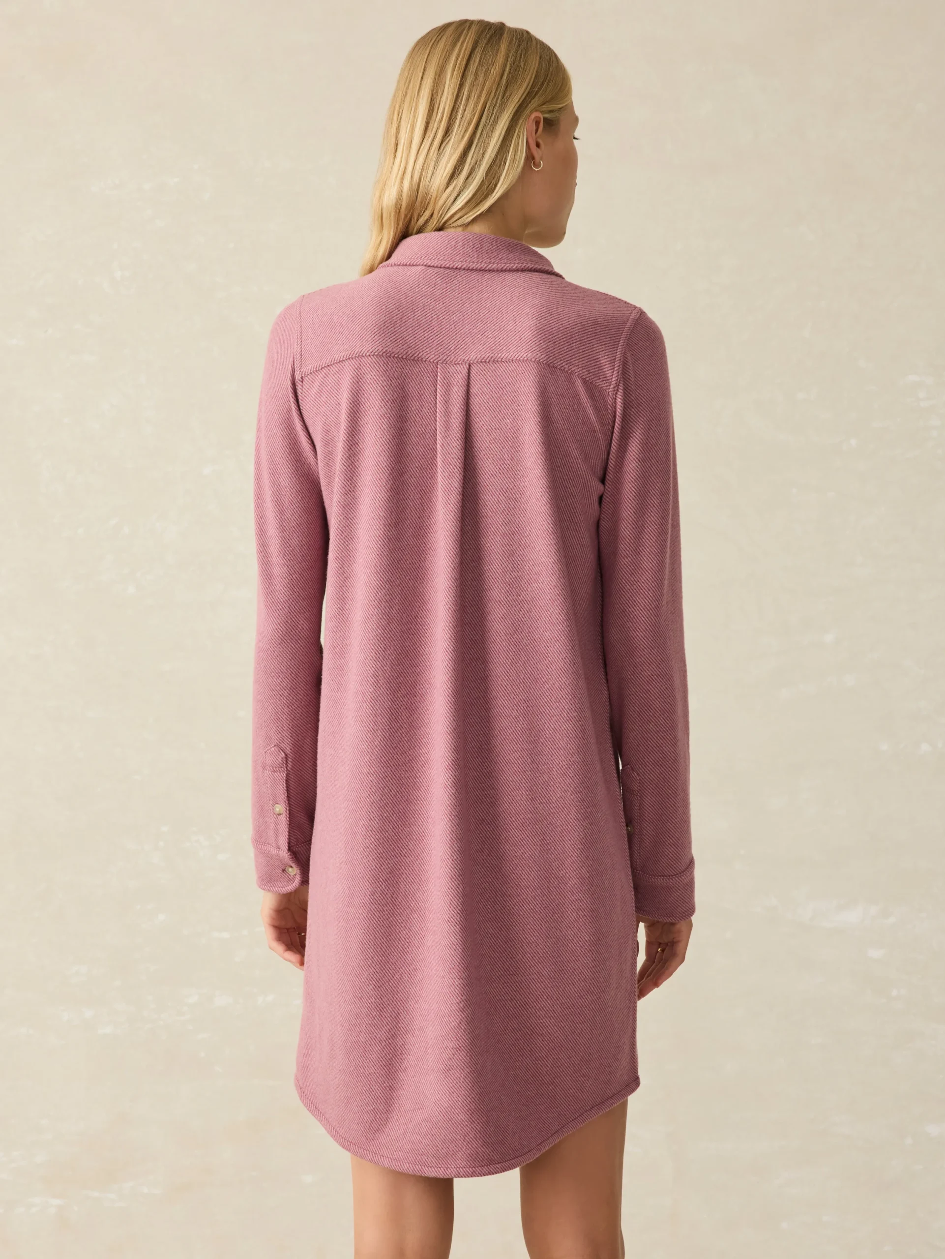 Dresses^Faherty Brand Legend™ Sweater Dress - Rose Twill