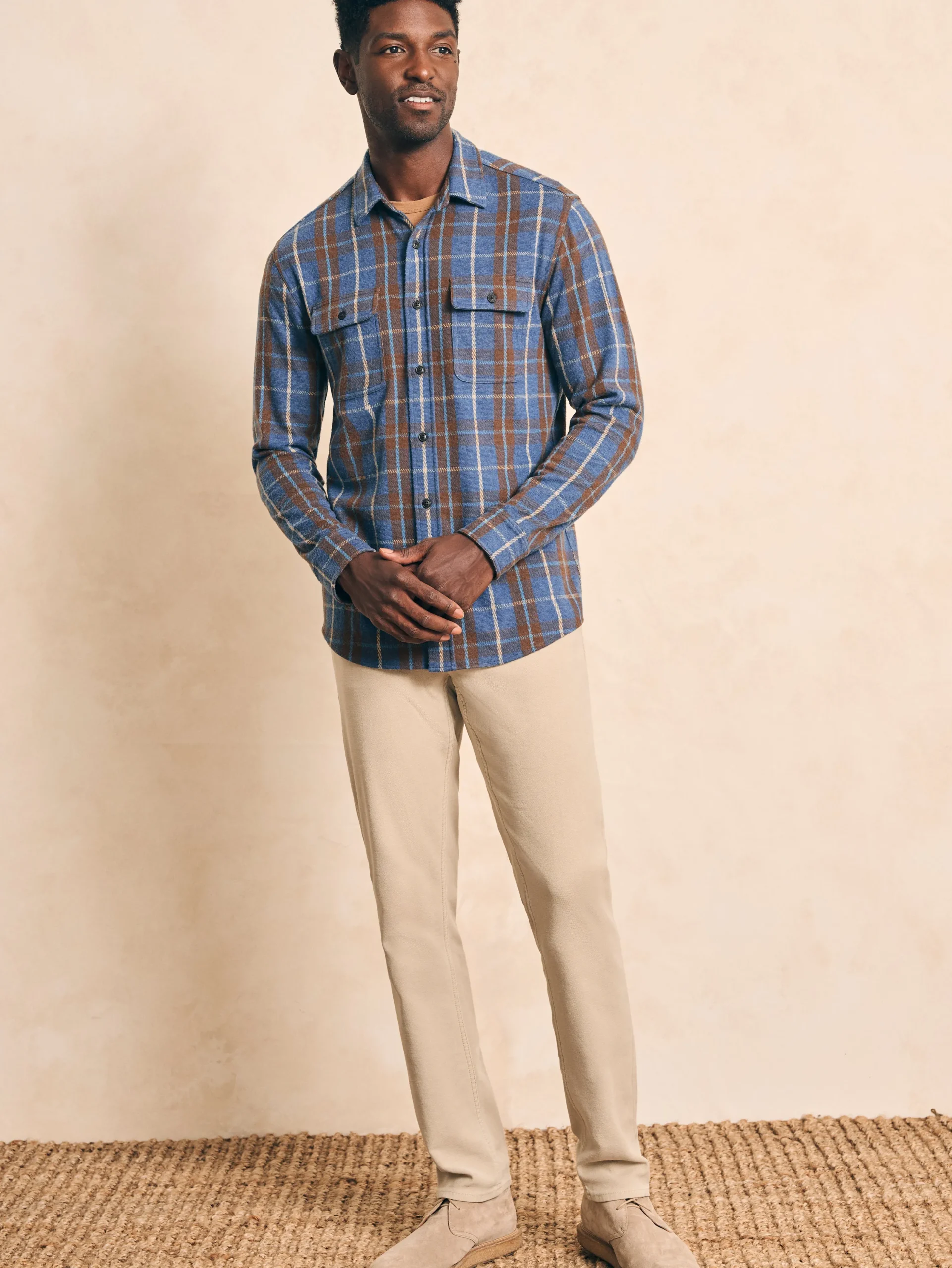 Shirts^Faherty Brand Legend™ Sweater Shirt - Alpine Lake Plaid