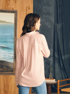 Shirts & Tops^Faherty Brand Legend™ Sweater Shirt - Burnt Sierra Stripe