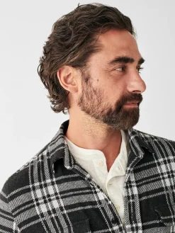 Shirts^Faherty Brand Legend™ Sweater Shirt - Charcoal Bone Plaid