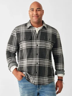 Shirts^Faherty Brand Legend™ Sweater Shirt - Charcoal Bone Plaid