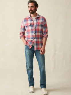 Shirts^Faherty Brand Legend™ Sweater Shirt - Cherry Blue Buffalo