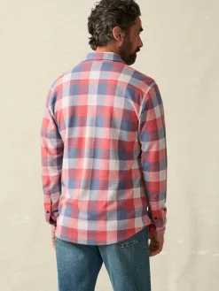Shirts^Faherty Brand Legend™ Sweater Shirt - Cherry Blue Buffalo