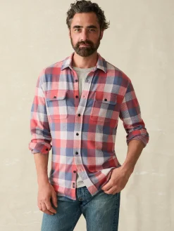 Shirts^Faherty Brand Legend™ Sweater Shirt - Cherry Blue Buffalo