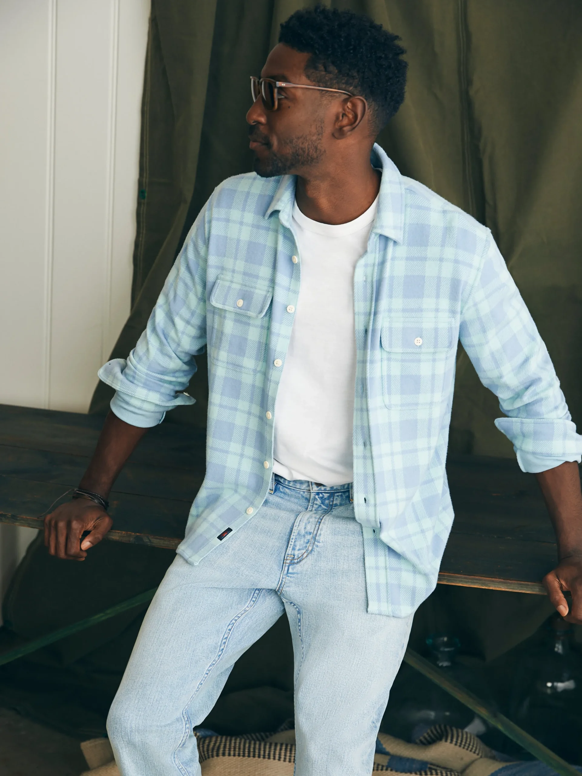 Shirts^Faherty Brand Legend™ Sweater Shirt - Clearwater Coast Plaid