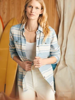 Shirts & Tops^Faherty Brand Legend™ Sweater Shirt - Coastline Stripe