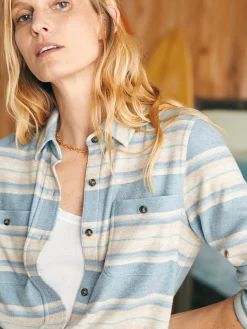 Shirts & Tops^Faherty Brand Legend™ Sweater Shirt - Coastline Stripe