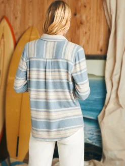 Shirts & Tops^Faherty Brand Legend™ Sweater Shirt - Coastline Stripe