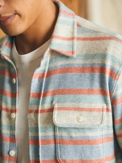 Shirts^Faherty Brand Legend™ Sweater Shirt - Coral Reef Stripe