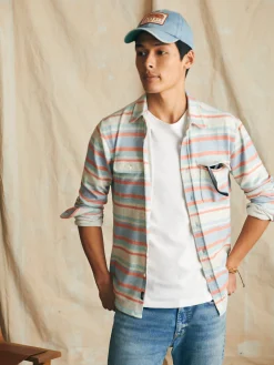 Shirts^Faherty Brand Legend™ Sweater Shirt - Coral Reef Stripe