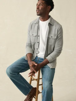 Shirts^Faherty Brand Legend™ Sweater Shirt - Fossil Grey Twill