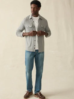 Shirts^Faherty Brand Legend™ Sweater Shirt - Fossil Grey Twill