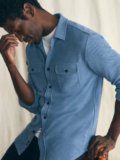 Shirts^Faherty Brand Legend™ Sweater Shirt - Glacier Blue Twill