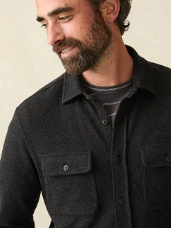 Shirts^Faherty Brand Legend™ Sweater Shirt - Heathered Black Twill