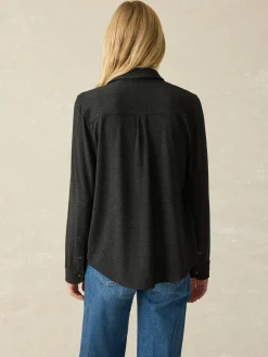 Shirts & Tops^Faherty Brand Legend™ Sweater Shirt - Heathered Black Twill