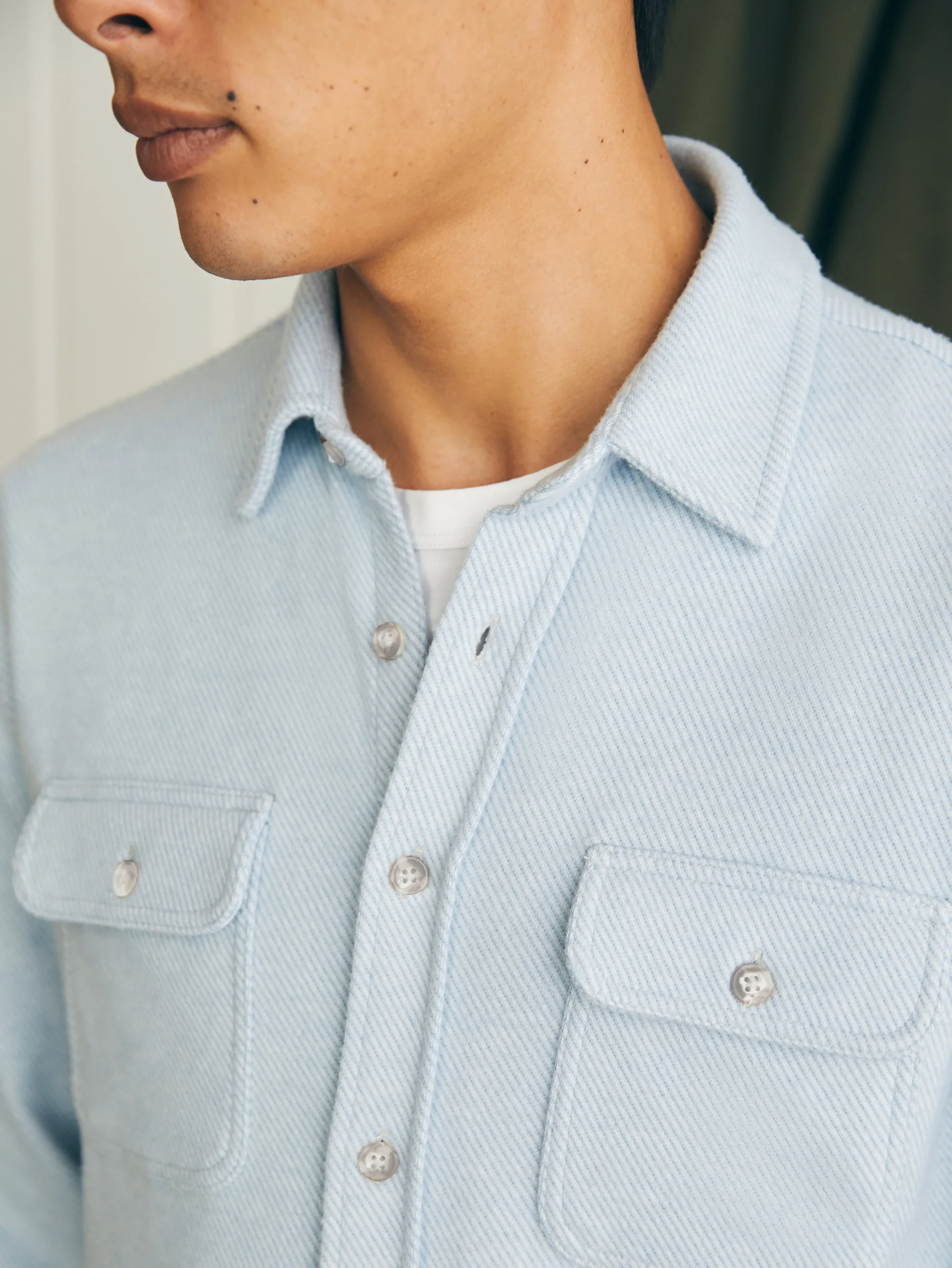 Shirts^Faherty Brand Legend™ Sweater Shirt - Ice Blue Twill