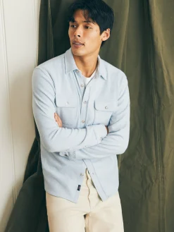 Shirts^Faherty Brand Legend™ Sweater Shirt - Ice Blue Twill