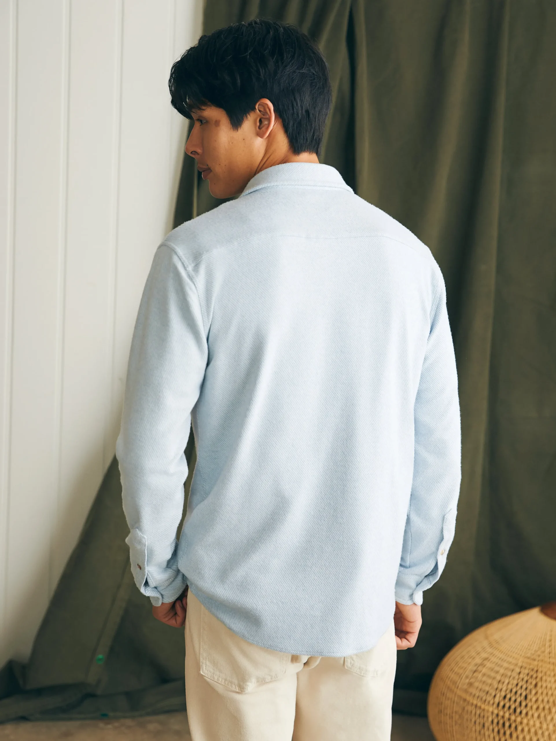 Shirts^Faherty Brand Legend™ Sweater Shirt - Ice Blue Twill