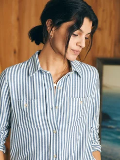 Shirts & Tops^Faherty Brand Legend™ Sweater Shirt - Navy Blazer Stripe
