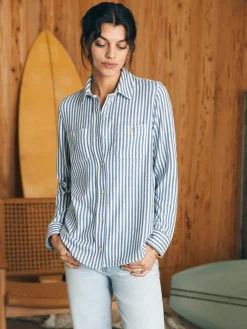 Shirts & Tops^Faherty Brand Legend™ Sweater Shirt - Navy Blazer Stripe