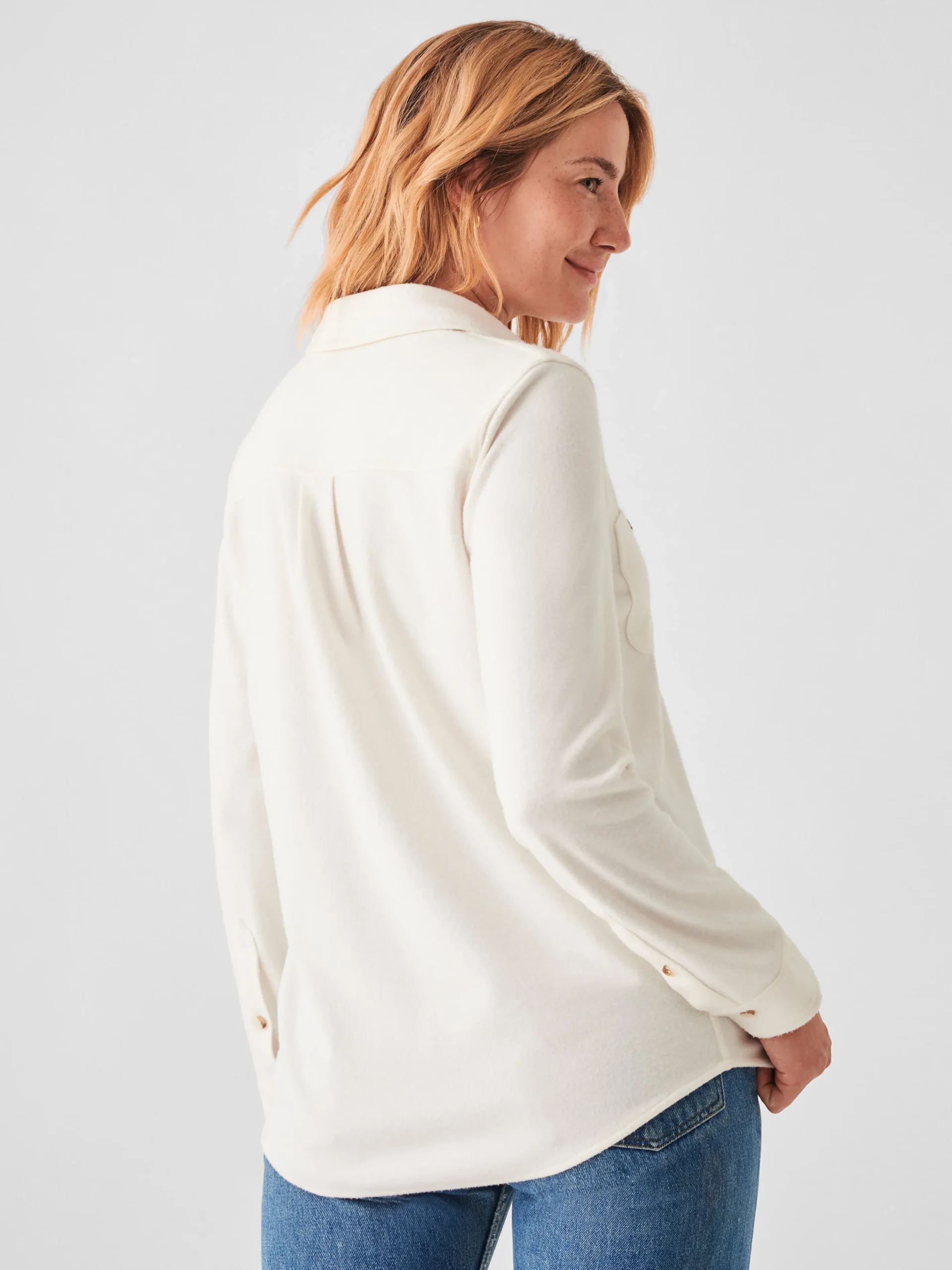 Shirts & Tops^Faherty Brand Legend™ Sweater Shirt - Pure White Twill