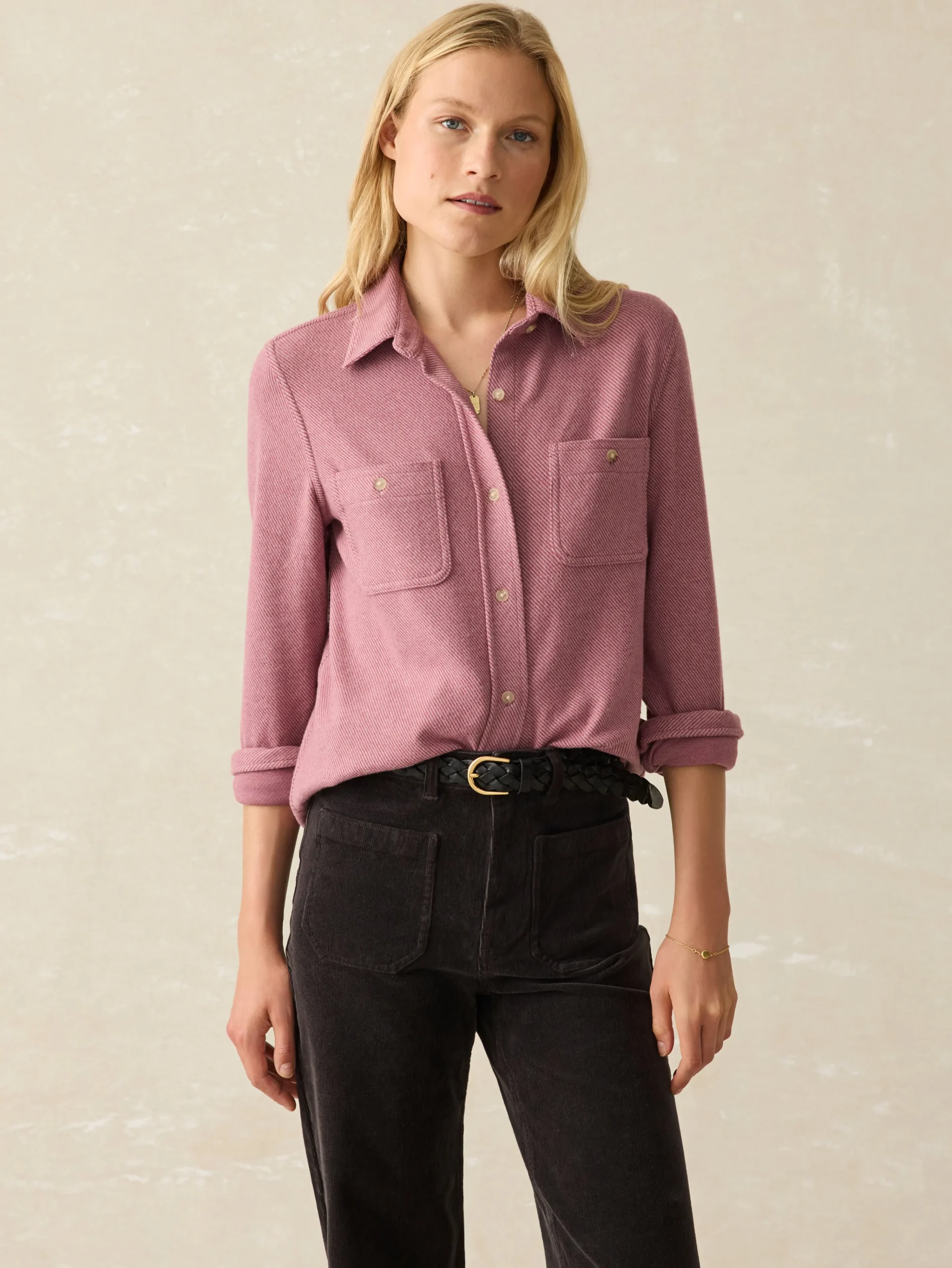 Shirts & Tops^Faherty Brand Legend™ Sweater Shirt - Rose Twill