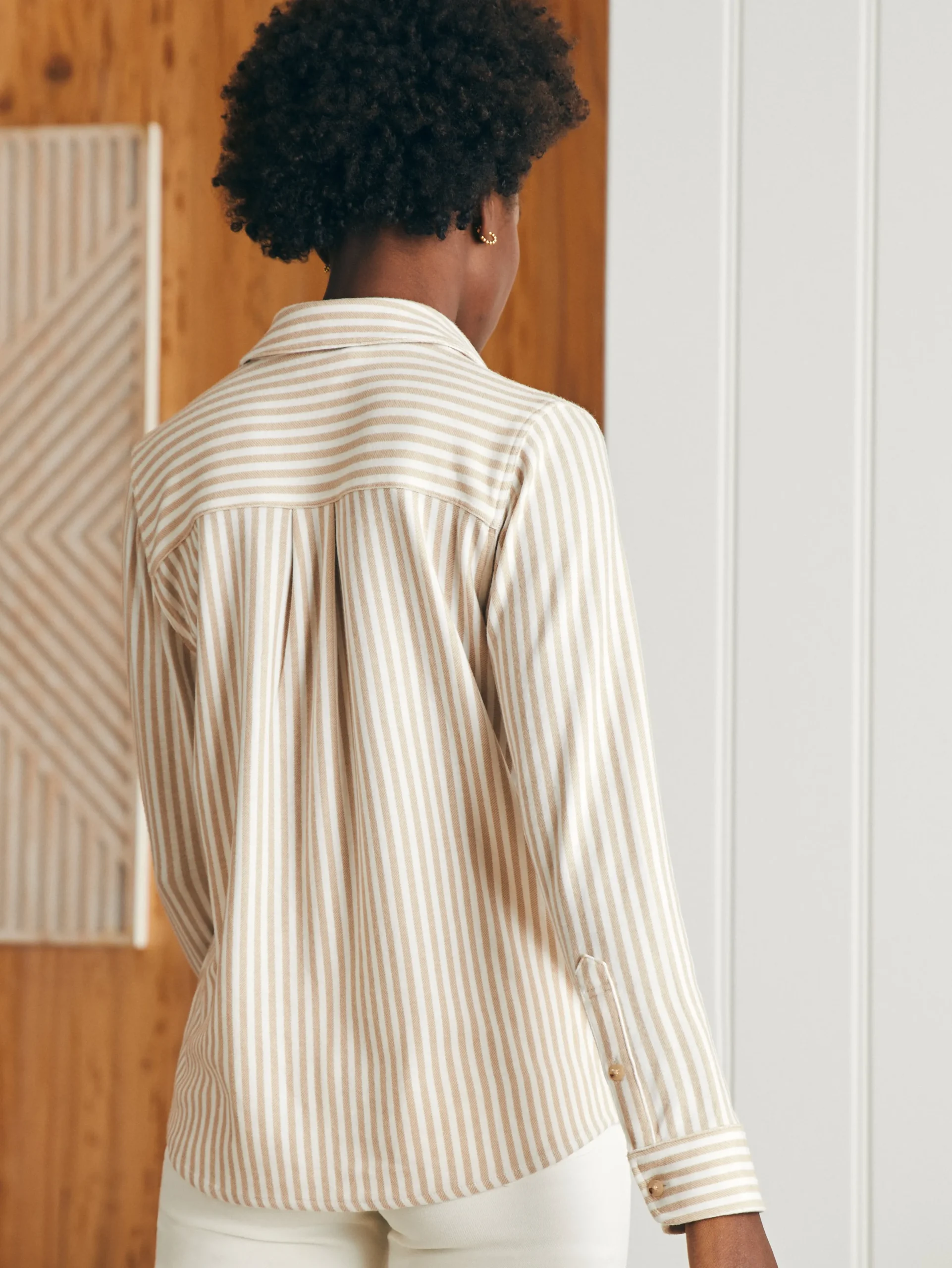 Shirts & Tops^Faherty Brand Legend™ Sweater Shirt - Tannin Stripe