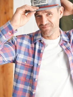 Shirts^Faherty Brand Legend™ Sweater Shirt - Viewpoint Rose Plaid