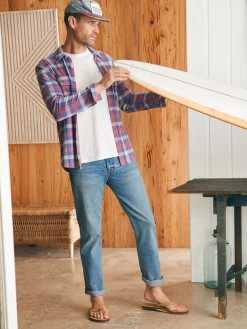 Shirts^Faherty Brand Legend™ Sweater Shirt - Viewpoint Rose Plaid