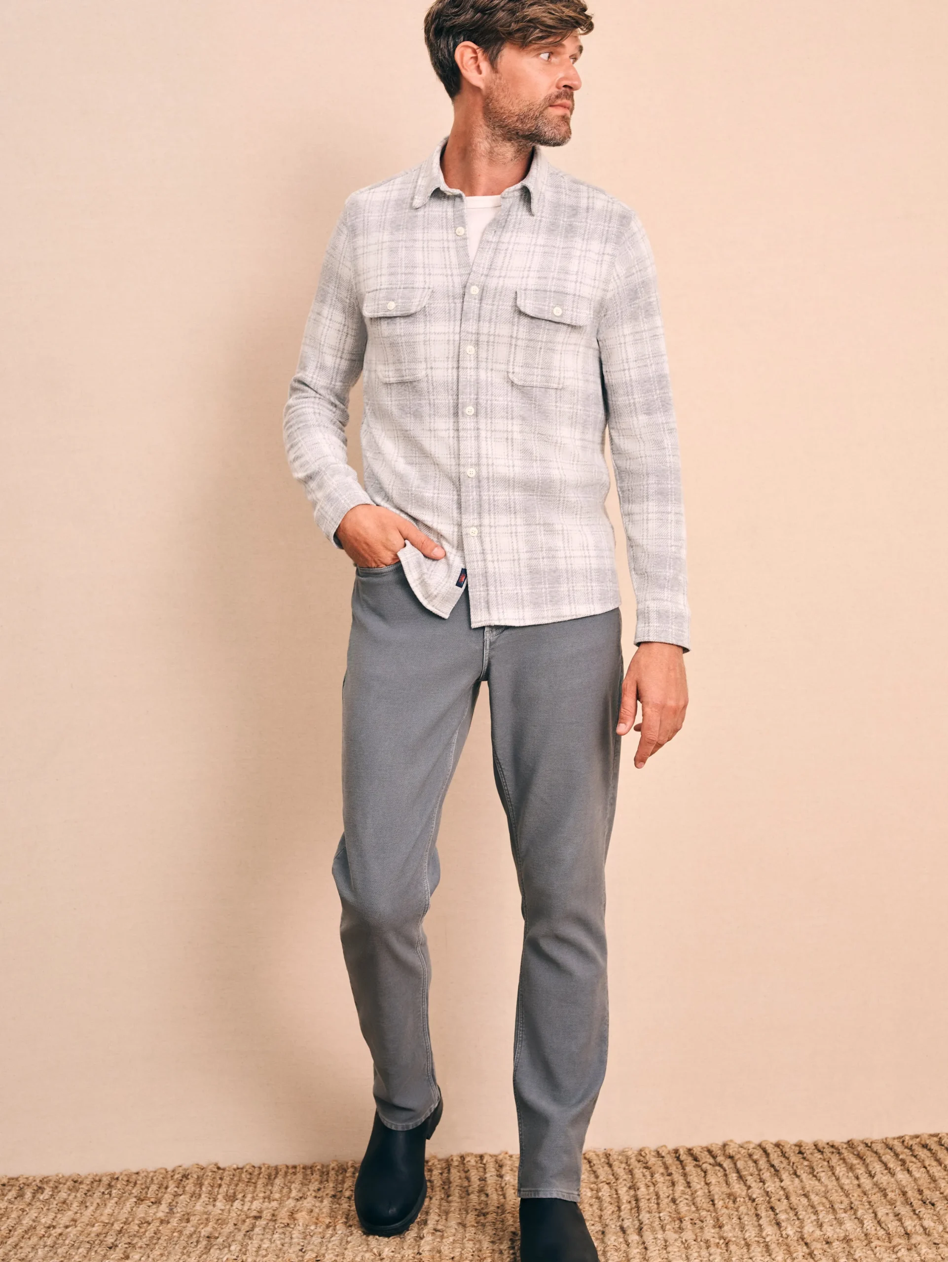 Shirts^Faherty Brand Legend™ Sweater Shirt - Winter Clouds Plaid