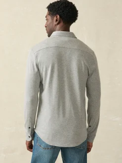 Shirts^Faherty Brand Legend™ Sweater Shirt (Single Pocket) - Fossil Grey Twill