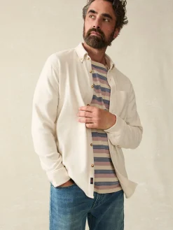 Shirts^Faherty Brand Legend™ Sweater Shirt (Single Pocket) - Off White