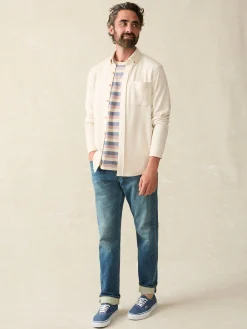 Shirts^Faherty Brand Legend™ Sweater Shirt (Single Pocket) - Off White